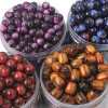 Resin Flowing Starry Sky Halo-dyed Round Beads Multi-color Loose Diy Handmade Beading