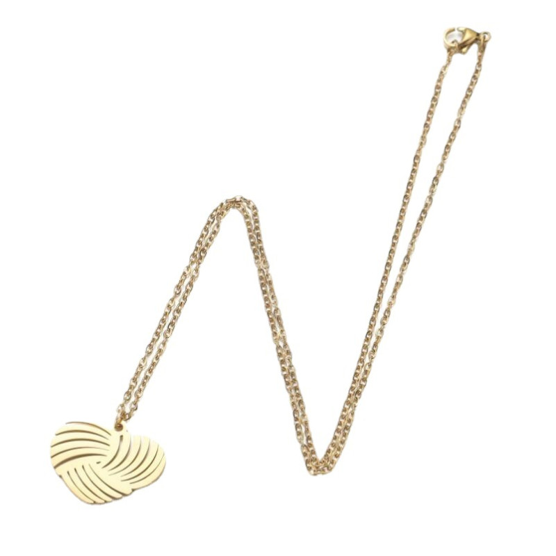 European and American Jewelry Personalized Stainless Steel Geometric Simple Pendant