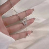 Super Fairy ~ Bow Tie Necklace for Women Niche Design High-end Light Luxury Versatile Ins