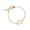 2025 New Geometric Simple Love Shape Star Pendant Bracelet Stainless Steel Tree of Life