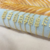 Simple Stainless Steel New Women's Bracelet Lucky Number 000-999 Pendant Versatile
