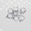 Copper Round Buckle, Ear Hook, Earring Accessories, Simple Ear Electroplating Small
