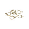 Copper Round Buckle, Ear Hook, Earring Accessories, Simple Ear Electroplating Small