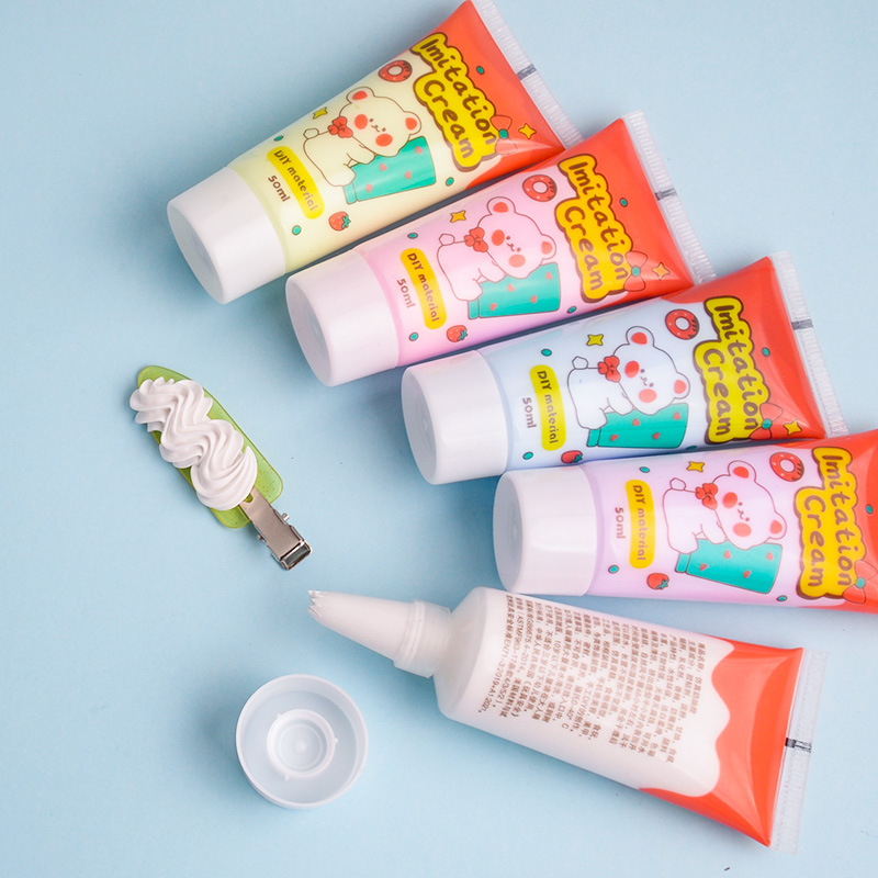 Simulated Cream Glue Diy Handmade Material Package Mobile Phone Case Hairpin Guka