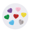 Handmade Diy Accessories Alloy Spray-painted Color Love Pendant Necklace Bracelet