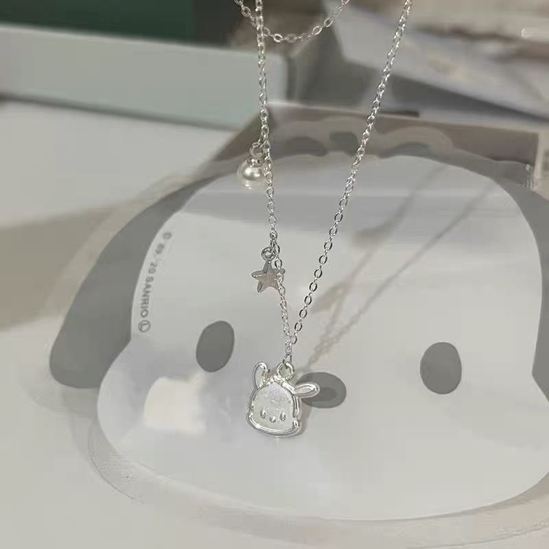 Sweet Cool Pacha Dog Necklace for Female Students, Cute, Fashionable and Versatile
