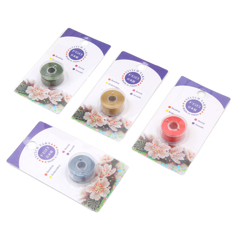 Japanese Imported Special Beading Thread for Rice Beads, Wax-covered Nylon Diy Small Hole