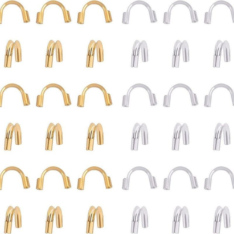 U-shaped Horseshoe Finishing Protective Buckle 1000 Pieces Per Pack 14k18k Real Gold