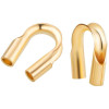 U-shaped Horseshoe Finishing Protective Buckle 1000 Pieces Per Pack 14k18k Real Gold