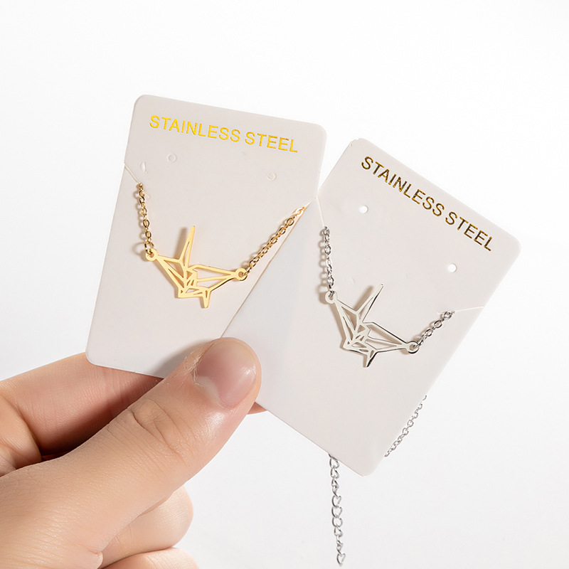 E-commerce Supply Creative New Stainless Steel Origami Small Animal Butterfly Rabbit Cat