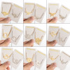 E-commerce Supply Creative New Stainless Steel Origami Small Animal Butterfly Rabbit Cat