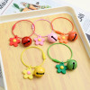 Creative Korean Version Ins Glue Small Flower Keychain Cute Macaron Color Girls Bag
