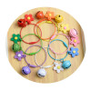 Creative Korean Version Ins Glue Small Flower Keychain Cute Macaron Color Girls Bag