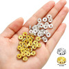 Copper Diamond Ring Electroplating Bracelet Necklace Spacer Beads Material Wheel