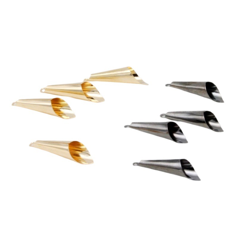 New Headdress Diy Trumpet Flower Holder Wind Chime Hair Ornaments Pendant Jewelry