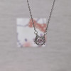 Bow Water Drop Pendant Girl Heart Love Small Fresh Diamond Gift Niche Versatile Ruyi Lock