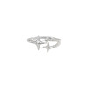Star Light Luxury and Exquisite Niche Design Bestie Ring Ins Cold Style Open Index Finger