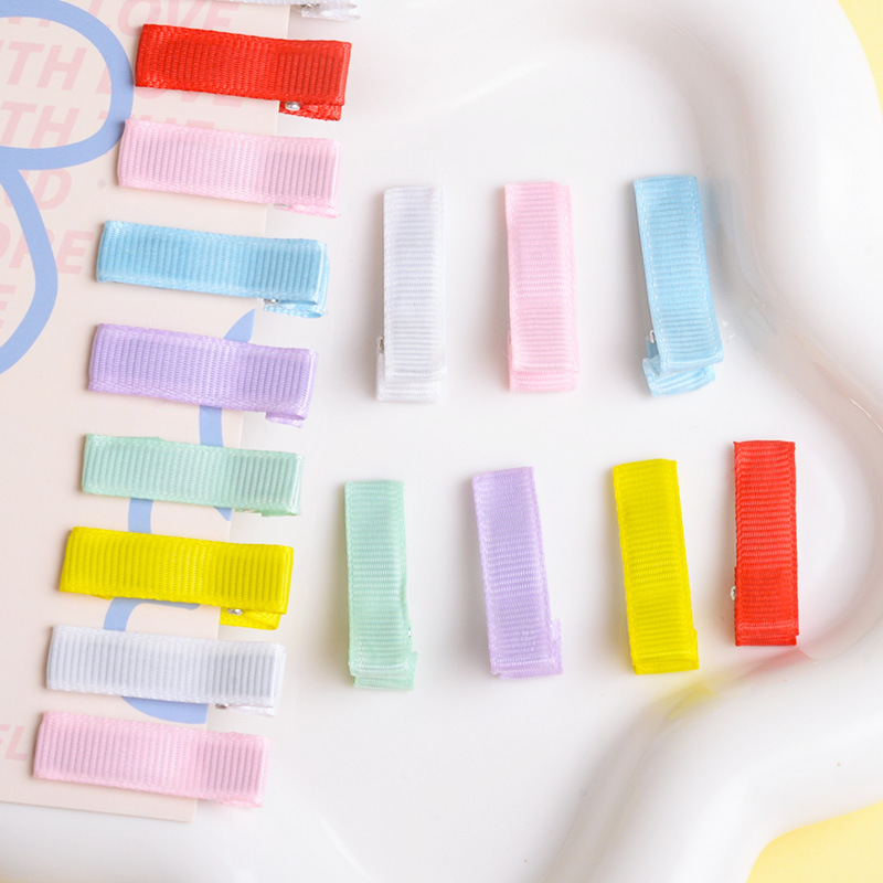Diy Hair Clip Accessories That Do Not Hurt Your Ribbed Half-wrapped Children's Cloth