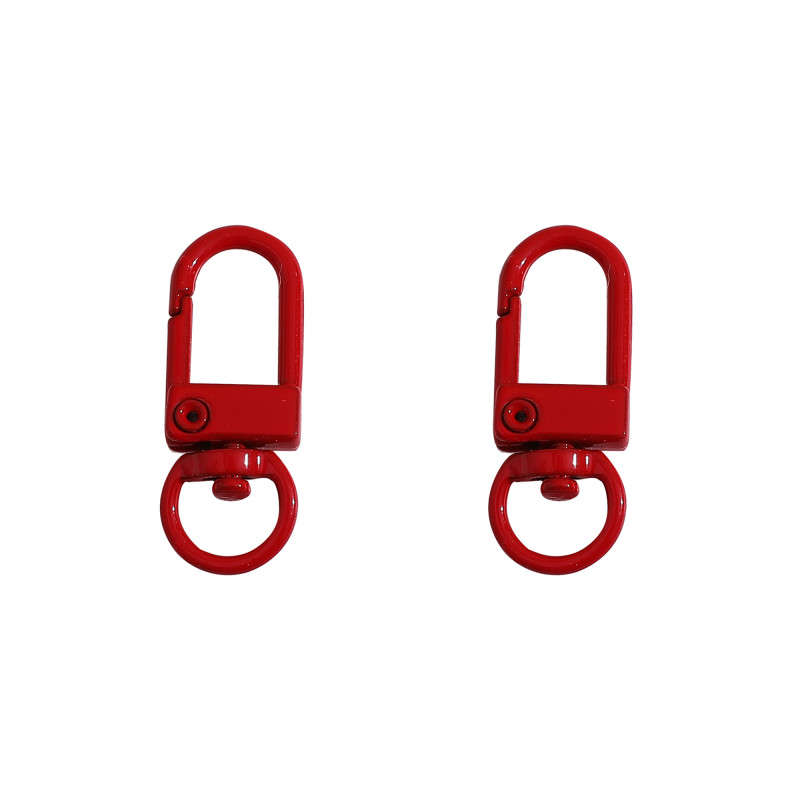 Colorful Metal Buckle Bag Hanging Keychain Door U-shaped Diy Beaded Jewelry Mobile Phone
