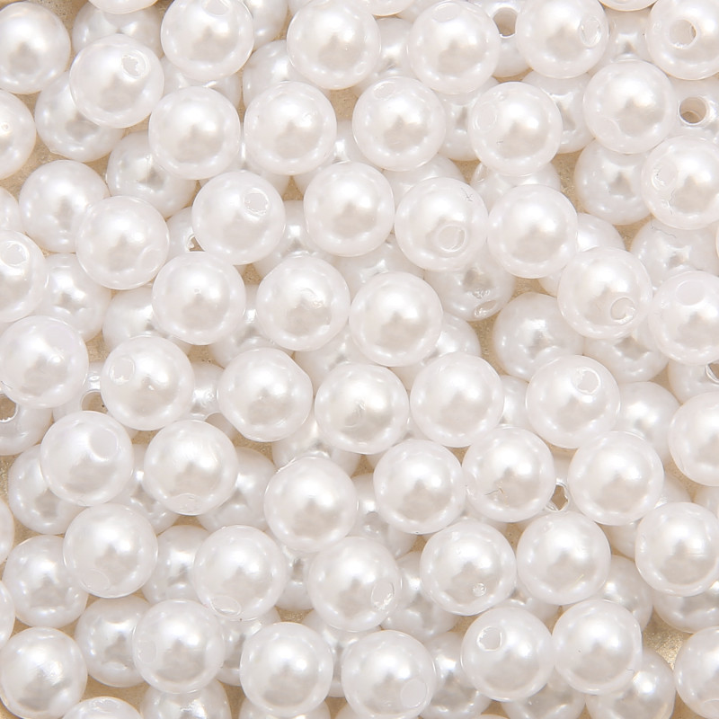 Abs High-gloss Imitation Pearls Handmade Diy Material Accessories Making Necklace Jewelry
