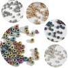 Hot Selling Metallic Glass Rice Beads Bead Accessories Handmade Diy Homemade Bracelet