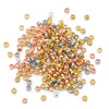 Copper 2.0 Positioning Beads Gold and Silver Necklace Fixing Clip Finishing Tube Diy