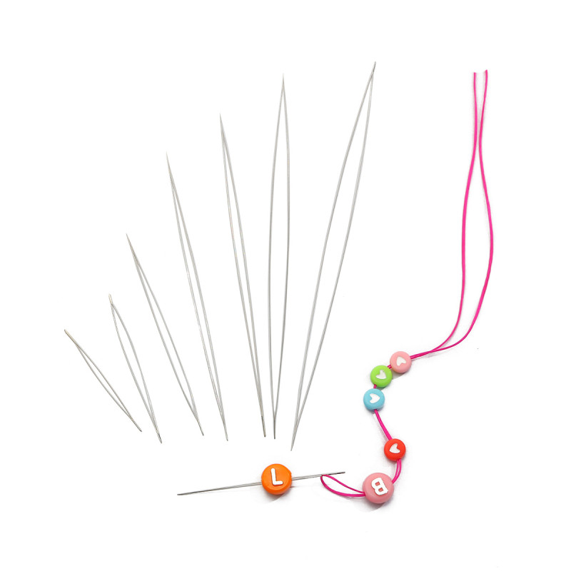 Beading Artifact Open Needle Through Bead Soft Handmade Necklace Bracelet Tool Special