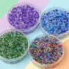 2/3/4mm High Quality Transparent Painted Glass Rice Beads Diy Beaded Necklace Material