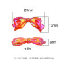 Acrylic Transparent Colorful Through Hole Bow Accessories Diy Handmade Bracelet Necklace