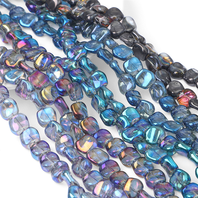 Glass Plated Rhombic Crystal Beads, Antique Diy Handmade Hairpins, Necklace Materials and