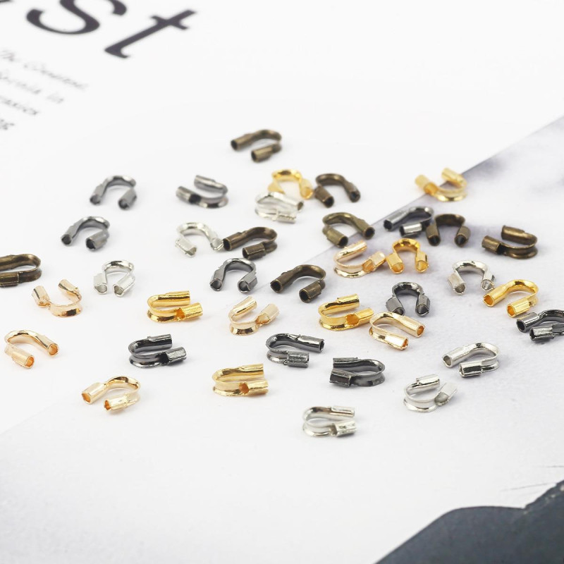 100pcs/wrapped Iron U-shaped Tail Buckle Opening Positioning Handmade Diy Bracelet