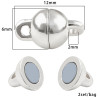 White K Color Cylindrical Strong Magnetic Buckle Bracelet Necklace Alloy Magnet