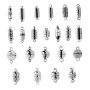 White K Color Cylindrical Strong Magnetic Buckle Bracelet Necklace Alloy Magnet
