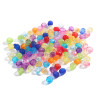 6-12mm Acrylic Transparent Corner Beads Loose Diy Handmade Tassel Bracelet Ring Round