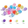 6-12mm Acrylic Transparent Corner Beads Loose Diy Handmade Tassel Bracelet Ring Round
