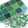 15 Grid Glass Rice Beads Tube Bead Material Package Handmade Diy Bracelet Necklace