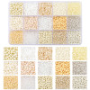 15 Grid Glass Rice Beads Tube Bead Material Package Handmade Diy Bracelet Necklace
