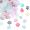Acrylic Gradient Two-color Campanula Flower Morning Beads Handmade Diy Necklace Jewelry