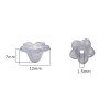 Acrylic Gradient Two-color Campanula Flower Morning Beads Handmade Diy Necklace Jewelry