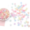 Hot Selling Colorful Acrylic Five-pointed Star Explosion Beads Crack Loose Diy Handmade