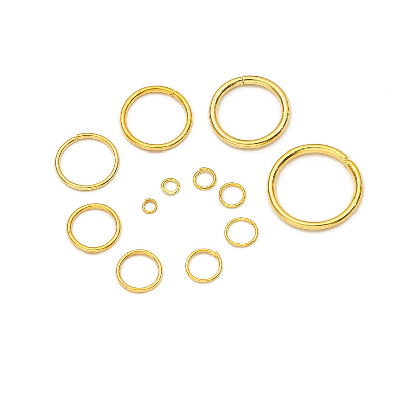 3-20mm Single Circle Open Beaded Jewelry Diy Handmade Earrings Hair Accessories Hairpin