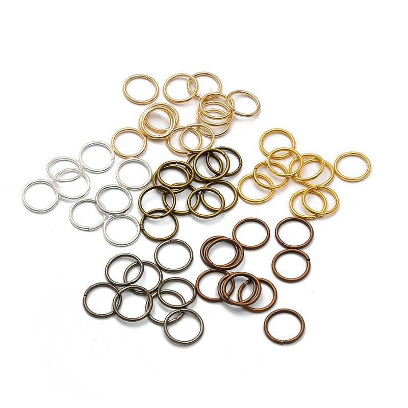 3-20mm Single Circle Open Beaded Jewelry Diy Handmade Earrings Hair Accessories Hairpin