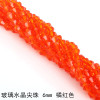 6mm Glass Crystal Rhombus Beads Handmade Diy Beaded Hairpin Homemade Ear Jewelry Material