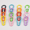 Diy Jewelry Accessories Painted Color Gourd Alloy Carabiner Spring Buckle Mountain Key