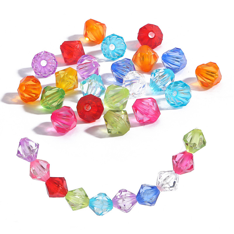 4-10mm Acrylic Diamond Beads Handmade Diy Pointed Homemade Bracelet Jewelry Accessories