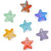 10 Pieces of Glass Seaside Starfish Diy Handmade Straight Hole Beaded Bracelet Necklace