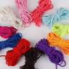 Elastic Rope Durable Round Color Rubber Band Purple High Elasticity Strong Blue Diy
