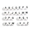 4*7mm Acrylic English Alphabet Flat Beads Diy Children Early Education Beaded Jewelry