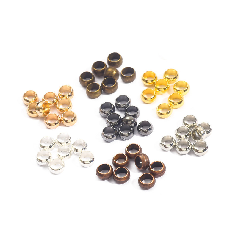 Diy Jewelry Accessories Copper Fixed Positioning Beads Buckle Partition Broken Tube