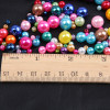 Hot Selling Abs Perforated Imitation Pearl Loose Beads Diy Handmade Beaded Bracelet
